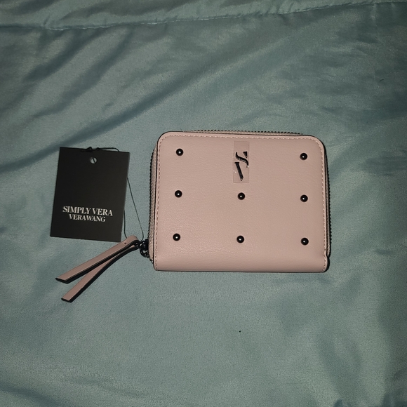 Simply Vera Vera Wang Accessories - Simply Vera Vera Wang Blush Studded Wallet
